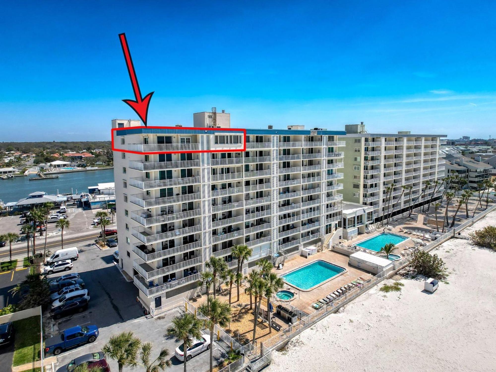 20002 Gulf Blvd Penthouse 5 Villa Clearwater Beach Exterior photo